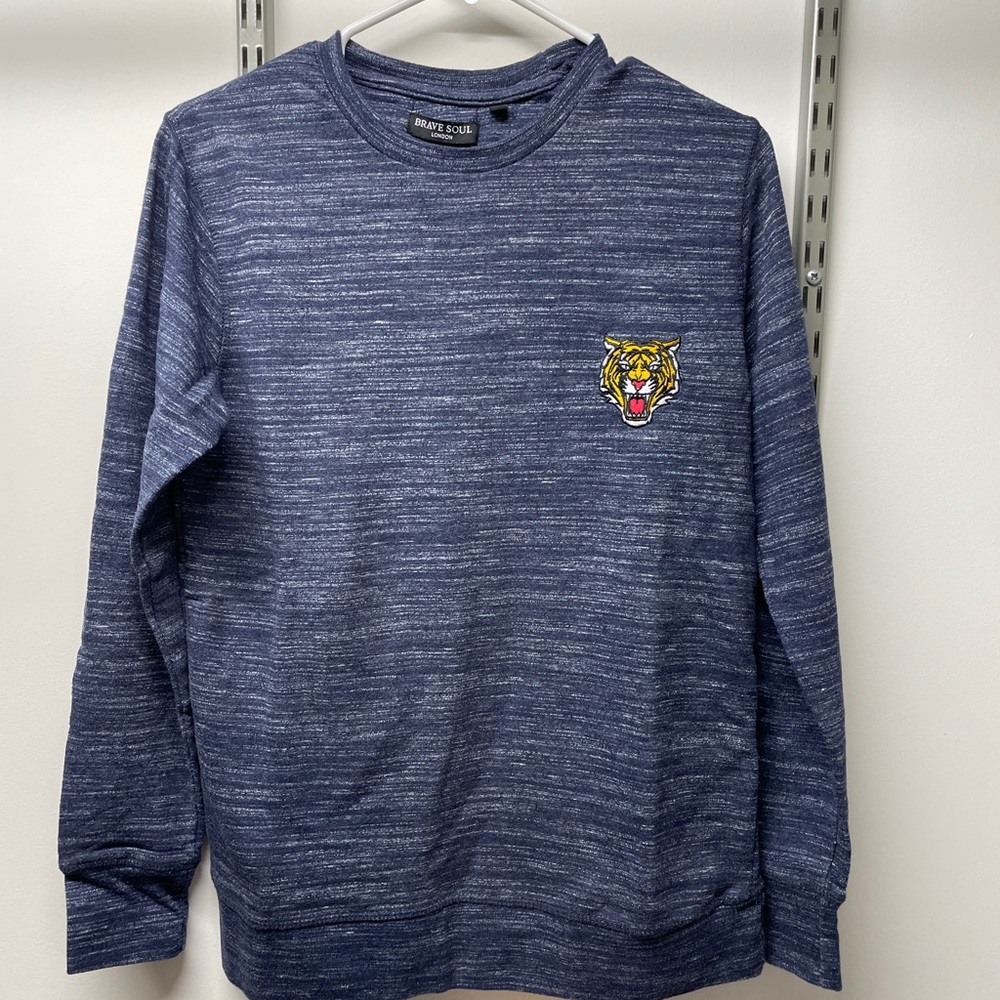 Brave Soul tiger vintage sweatshirt